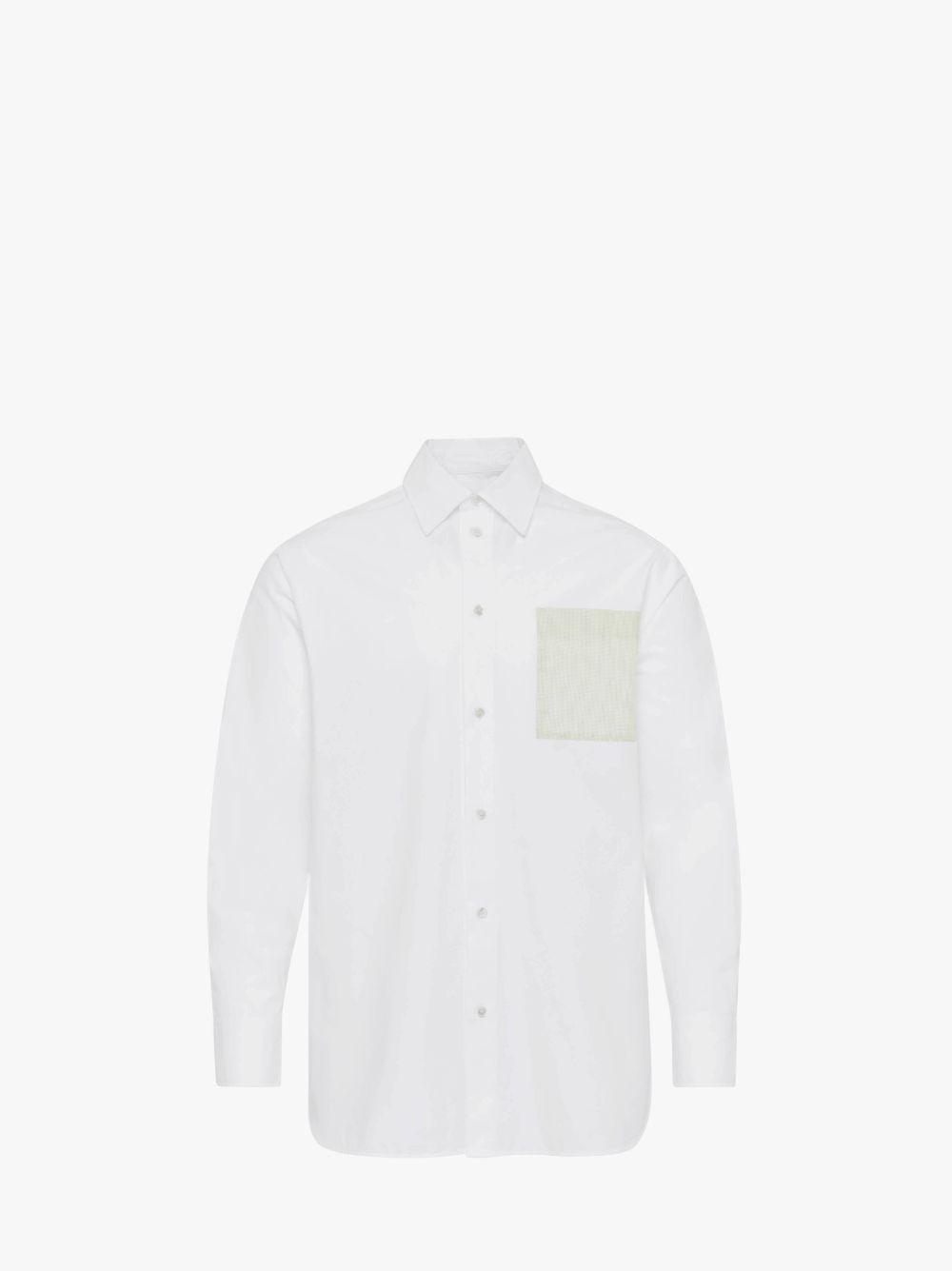 CONTRAST PATCH POCKET SHIRT in white | JW Anderson US  Product Image