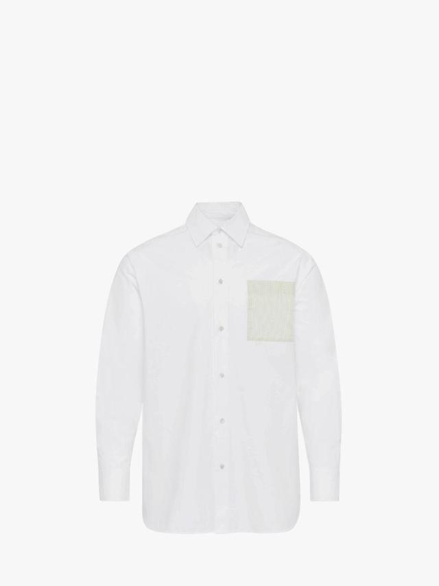 CONTRAST PATCH POCKET SHIRT in white | JW Anderson US  Product Image