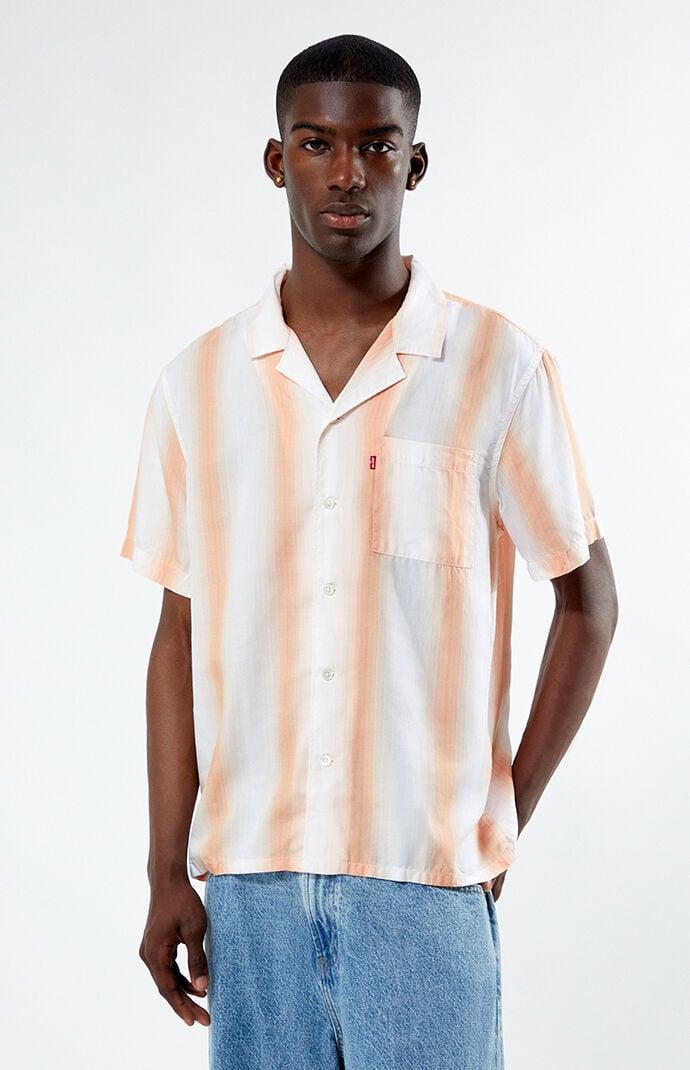 Levis Mens The Sunset Camp Shirt in Cream Product Image