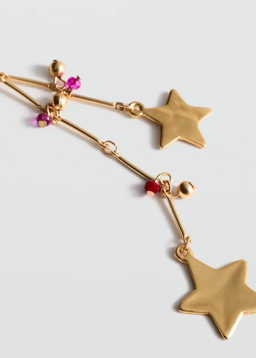 MANGO - Star pendants necklace - One size - Women Product Image