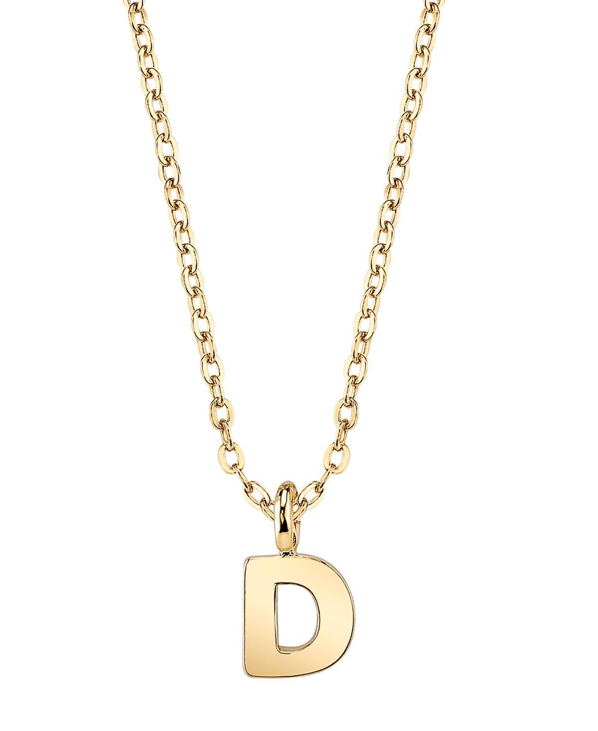 1928 Initial Pendant Necklace, Womens Yellow Product Image