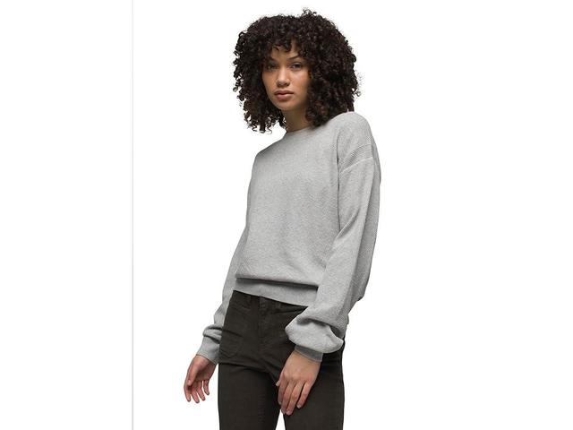 Prana Milani Crew Neck (Athletic Grey) Women's Clothing Product Image