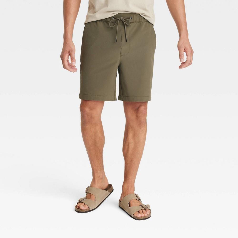 Mens 7 Tech E-Waist Pull-On Shorts - Goodfellow & Co Peat Moss Product Image