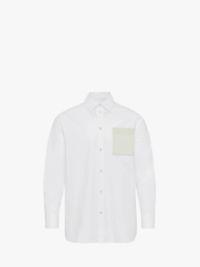 CONTRAST PATCH POCKET SHIRT in white | JW Anderson US  Product Image