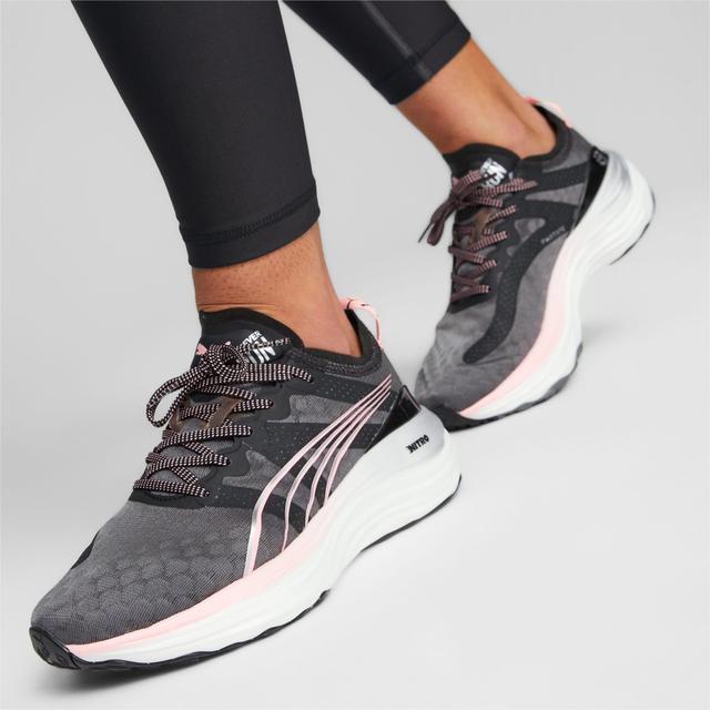 PUMA ForeverRUN NITROâ¢ Women's Running Shoes in Black/Koral Ice/Silver Product Image