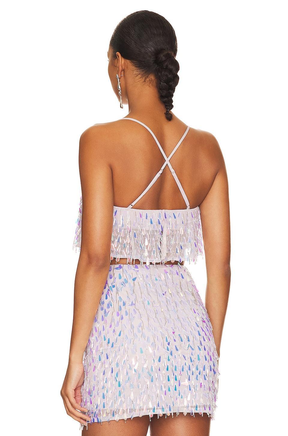 Mallory Embellished Crop Top MAJORELLE Product Image