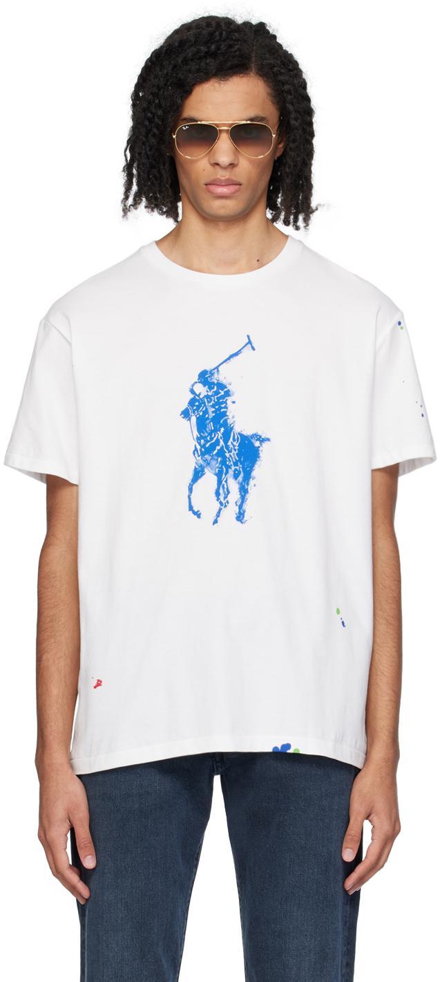 POLO RALPH LAUREN White Big Pony T-shirt Product Image