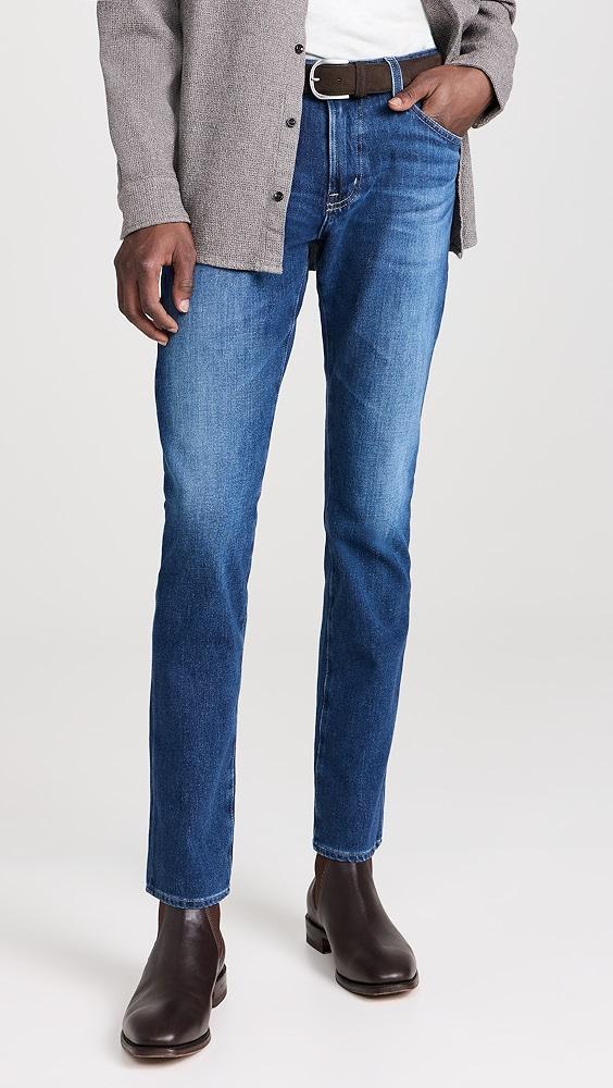 AG Everett Slim Straight Thermolite Jeans 34" | Shopbop Product Image