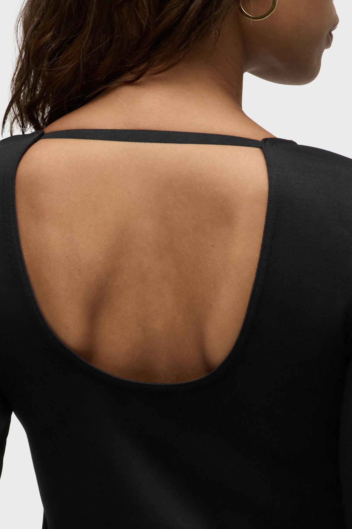 Long Sleeve Scoop Neck Top Female Product Image