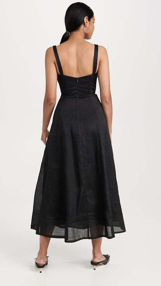 BARDOT Adaline Corset Midi Dress | Shopbop Product Image