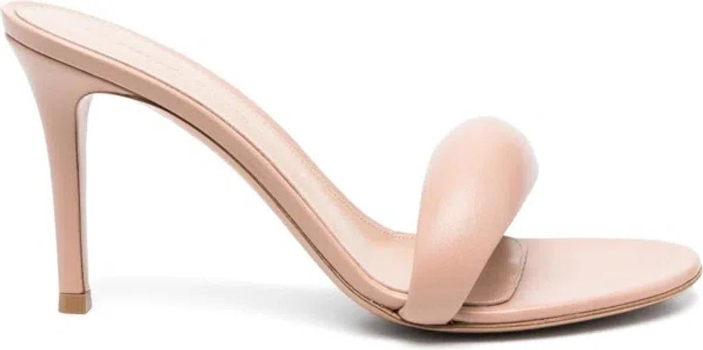 GIANVITO ROSSI Bijoux Mules 85mm In Peach Product Image