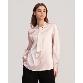 Feminine Stand Collar Blouse Product Image