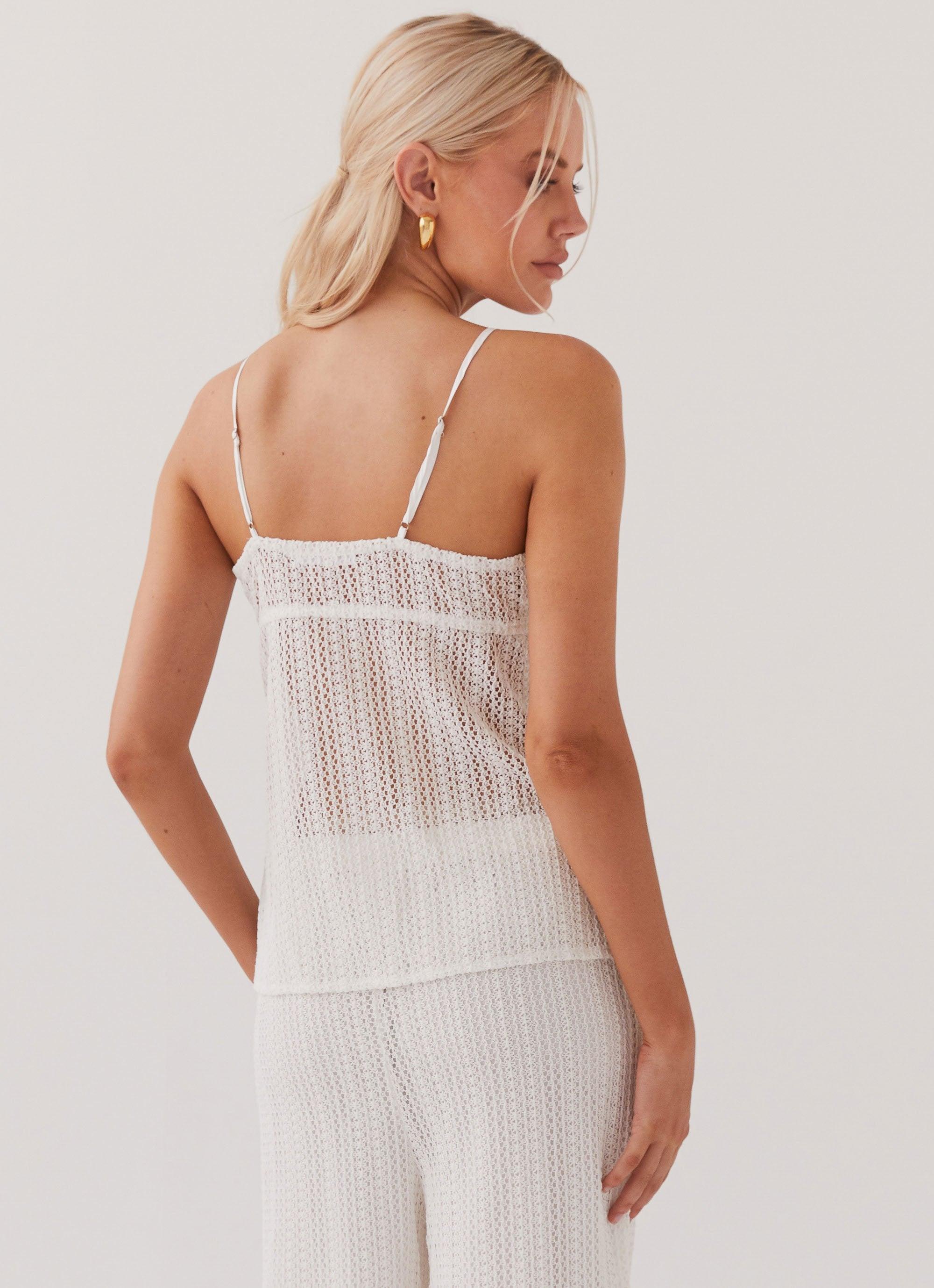 Karley Knit Top - White Product Image