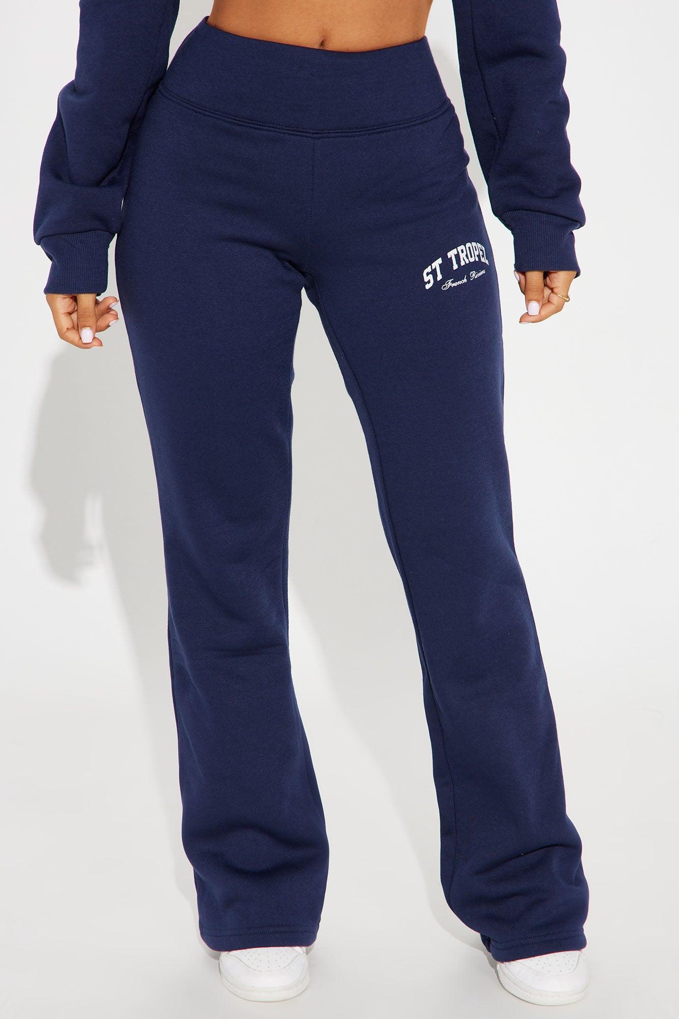 St. Tropez Flare Pant - Navy Product Image