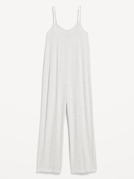 Knit Jersey Pajama Jumpsuit Product Image