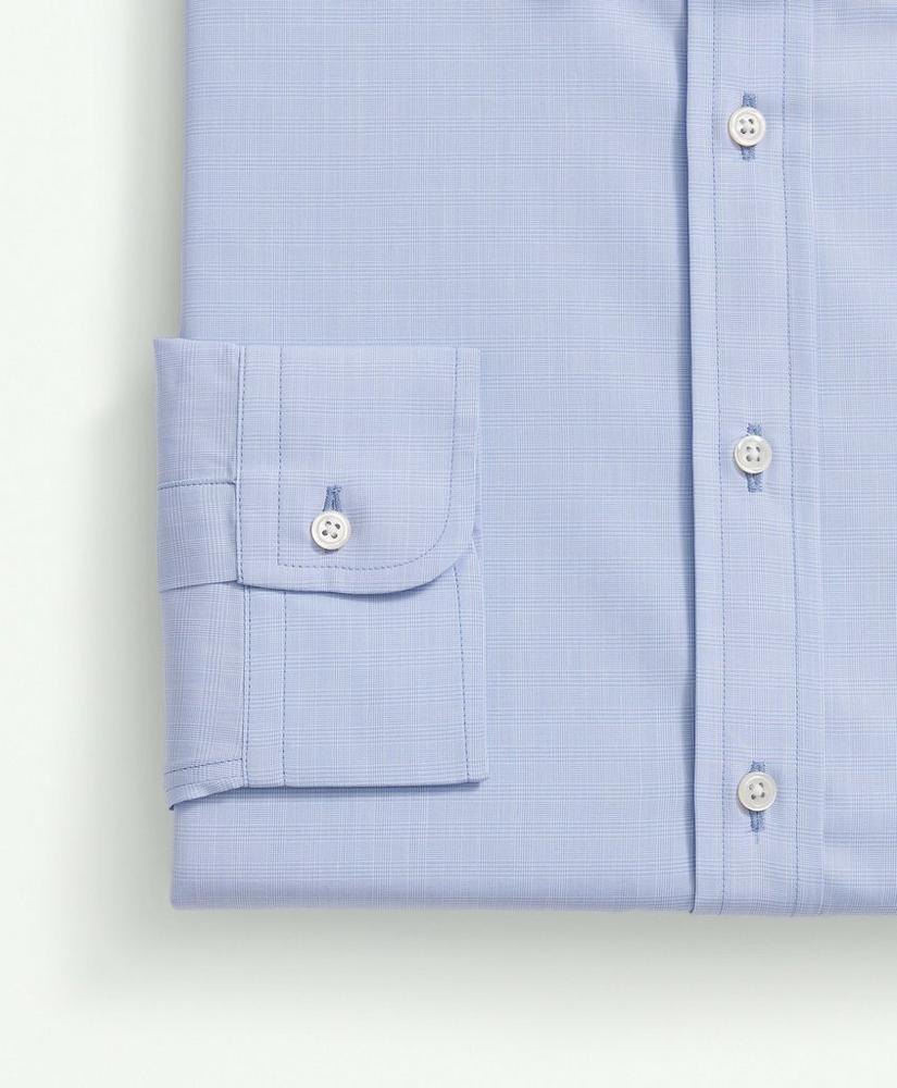 American-Made Cotton Broadcloth Button-Down Collar, Micro-Check Dress Shirt Product Image