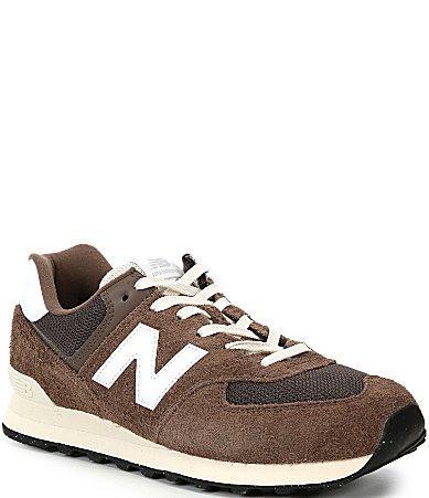 New Balance Mens New Balance 574 - Mens Shoes Dark Mushroom/Angora Product Image