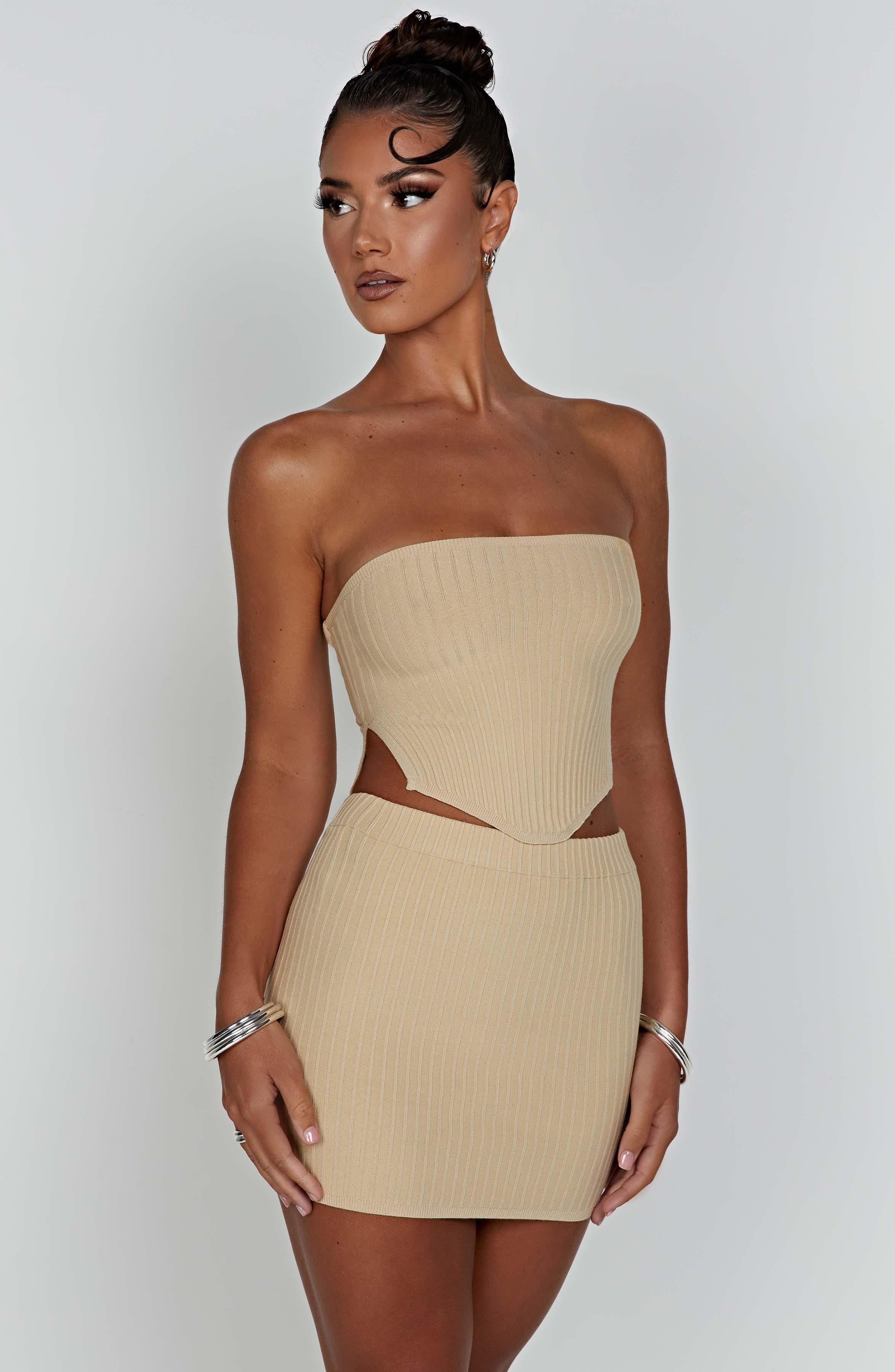 Jaz Top - Beige Product Image