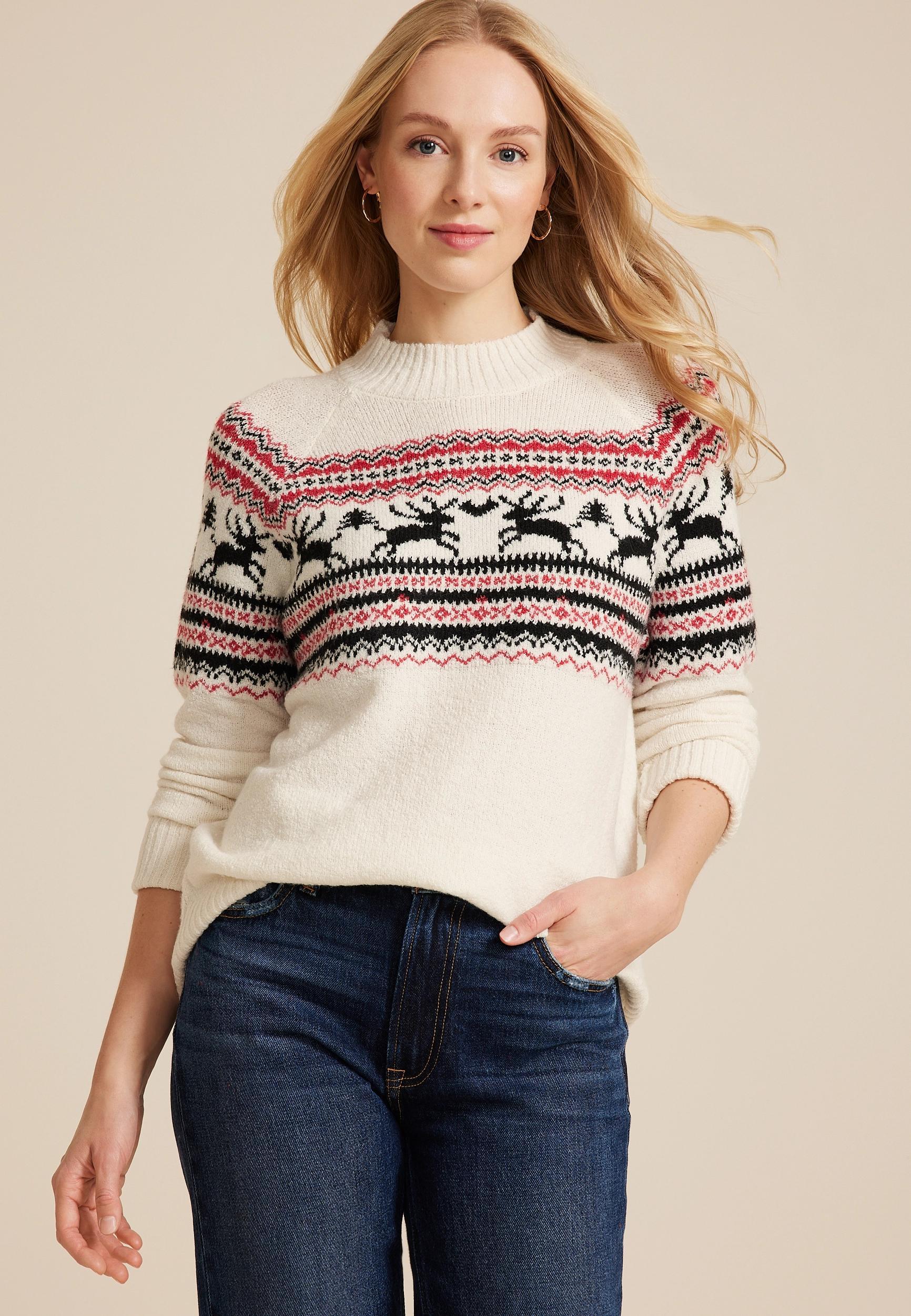 Fair Isle Reindeer Sweater product image