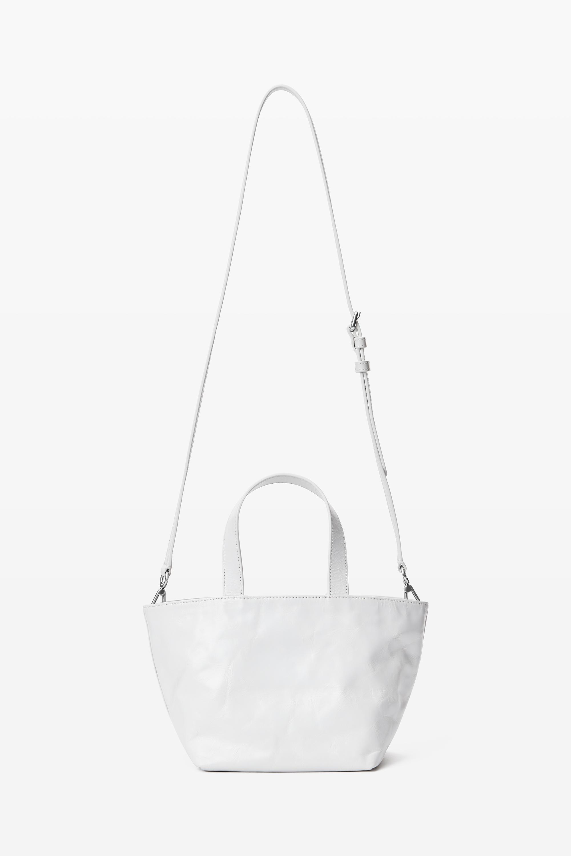 Punch Small Tote Bag In Crackle Patent Leather Product Image