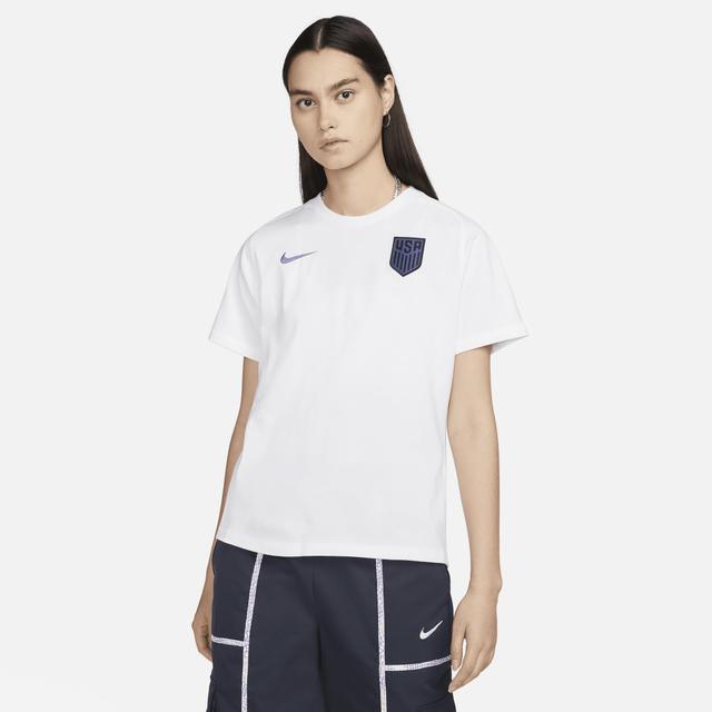 Womens Nike White Usmnt Travel T-shirt Product Image