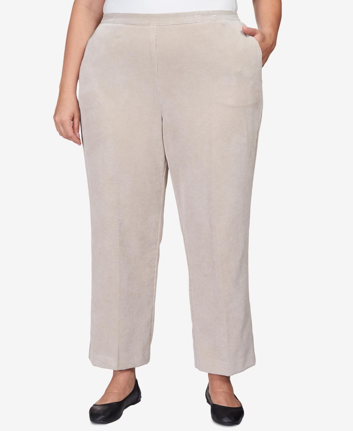 Alfred Dunner Plus Size St.Moritz Corduroy Regular Fit Average Length Pants Product Image