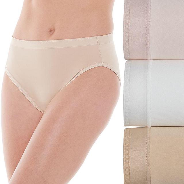 Womens Vanity Fair 3-Pack Comfort Where it Counts Hicut Panties 13464 Product Image