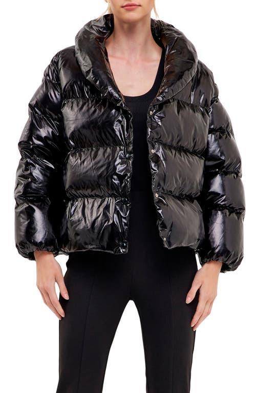 Endless Rose Belted Puffer Jacket Product Image