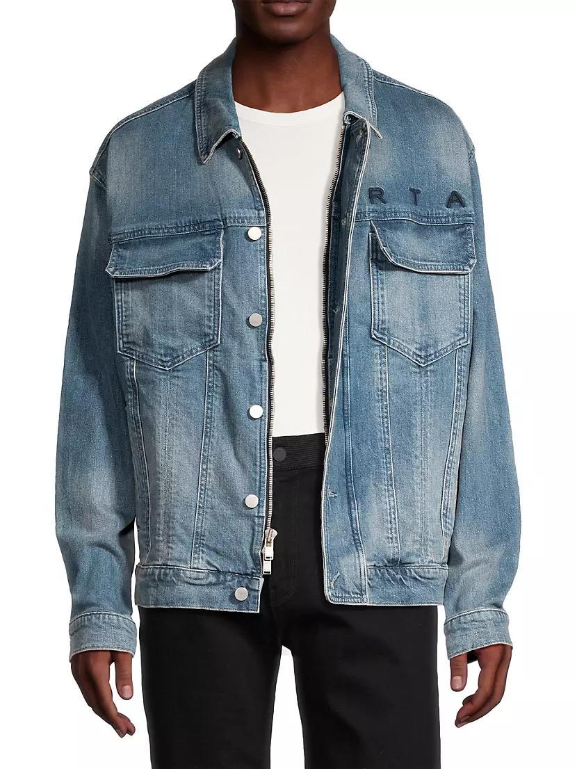 Oversized-Fit Denim Jacket Product Image