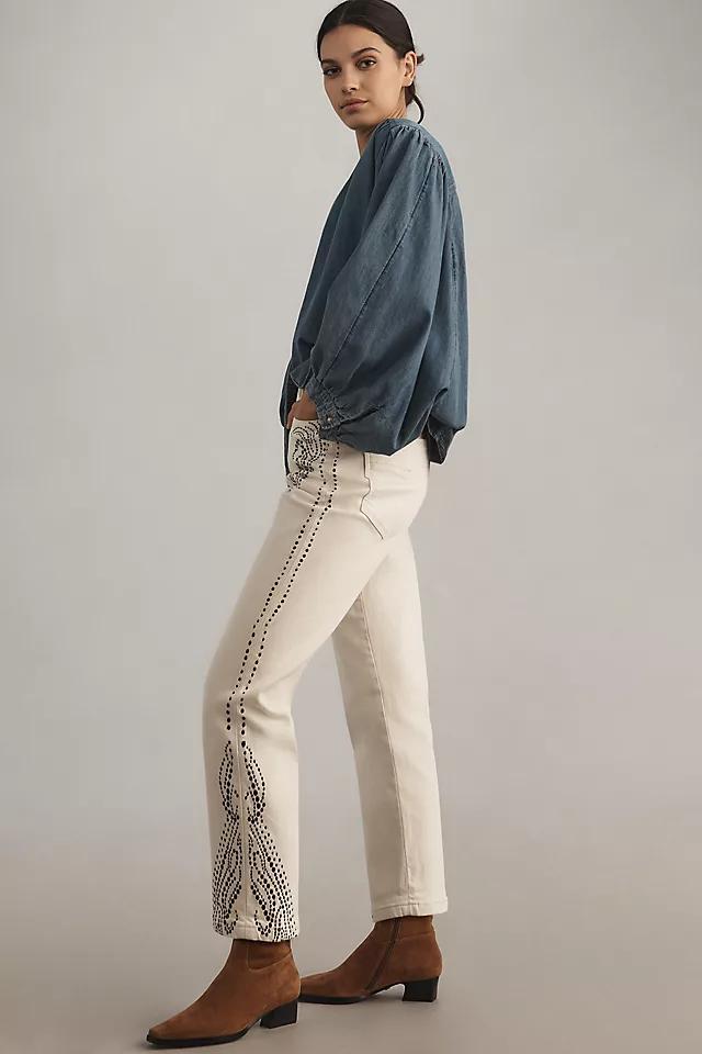 Pilcro Slim Slouch Mid-Rise Straight-Leg Jean Product Image