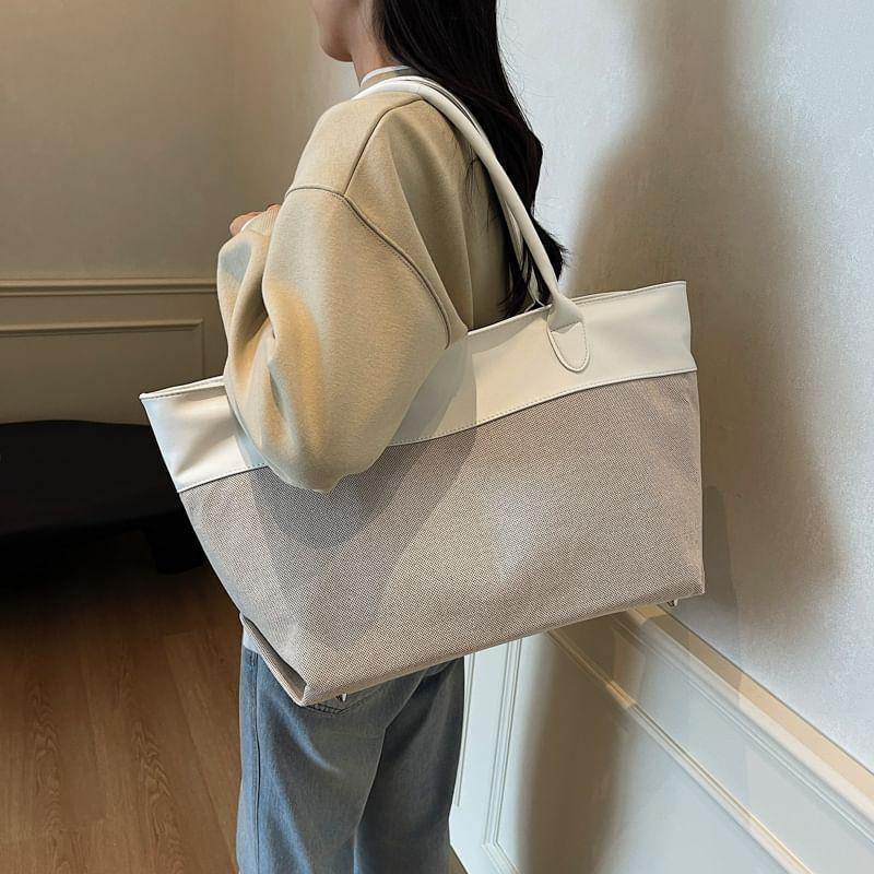 Two Tone Tote Bag Product Image