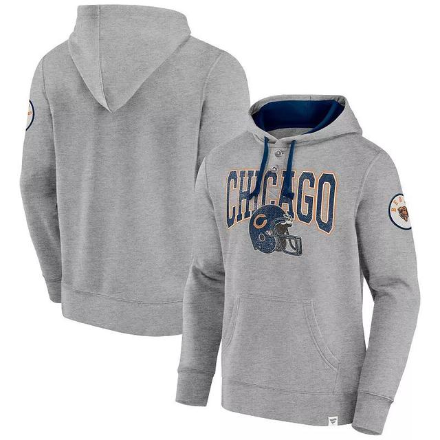 Mens Fanatics Gray Chicago Bears Label Maker Pullover Hoodie Product Image