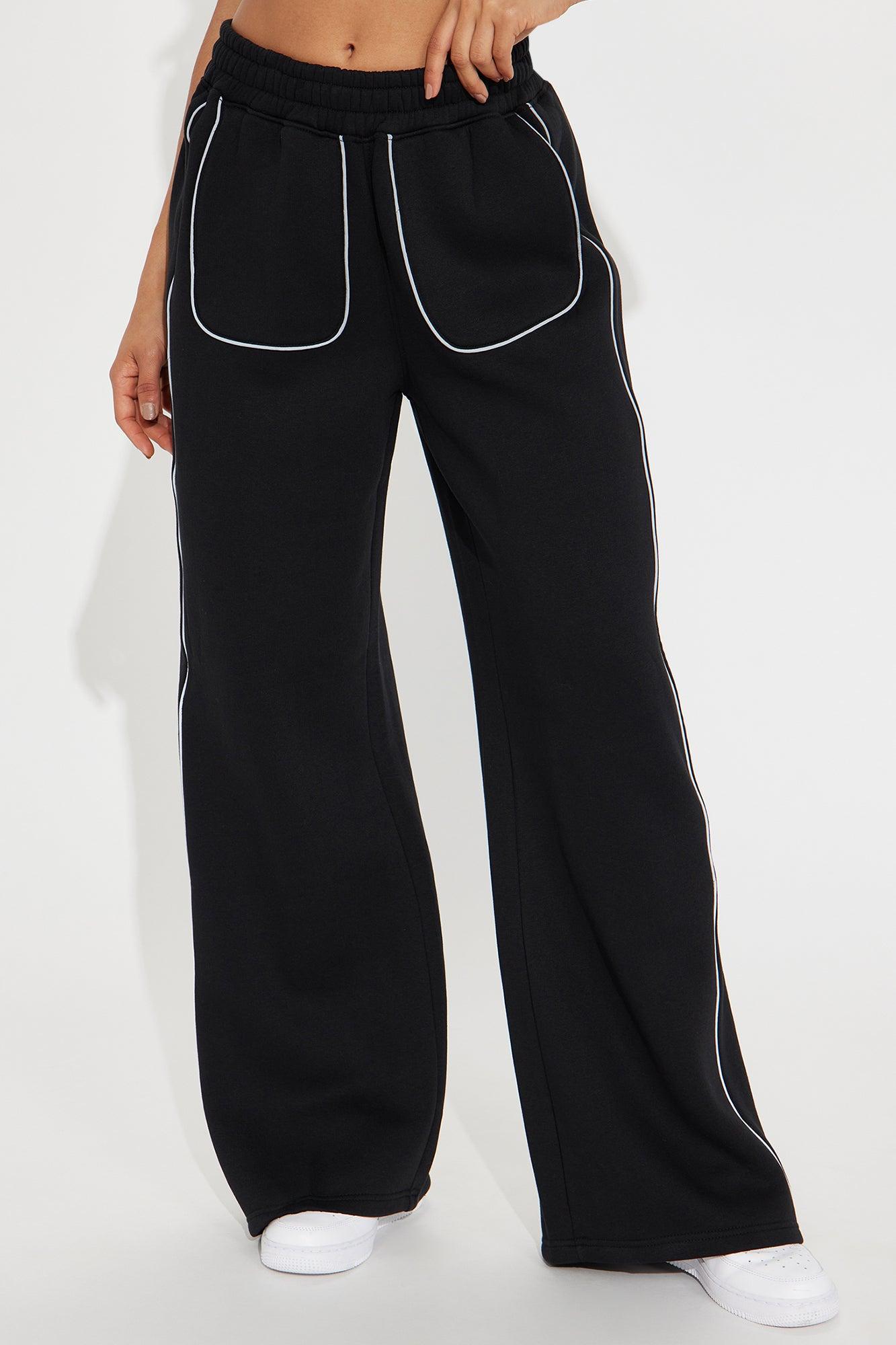 Taking Chances Reflective Lounge Pant - Black Product Image