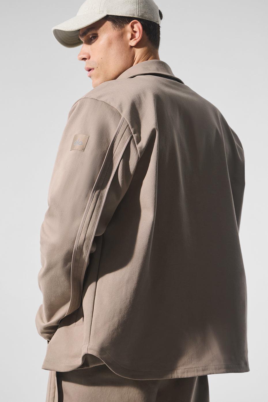 Edition Sueded Jacket - Gravel Male Product Image