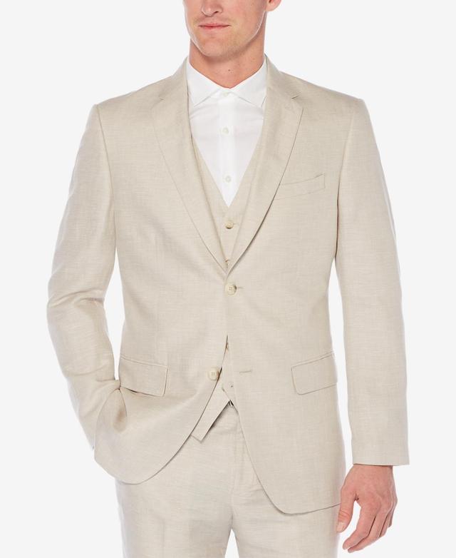 Perry Ellis Mens Herringbone Linen Blazer Product Image