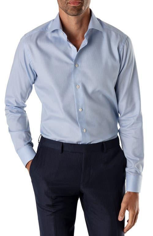 Mens Slim-Fit Check Dress Shirt Product Image