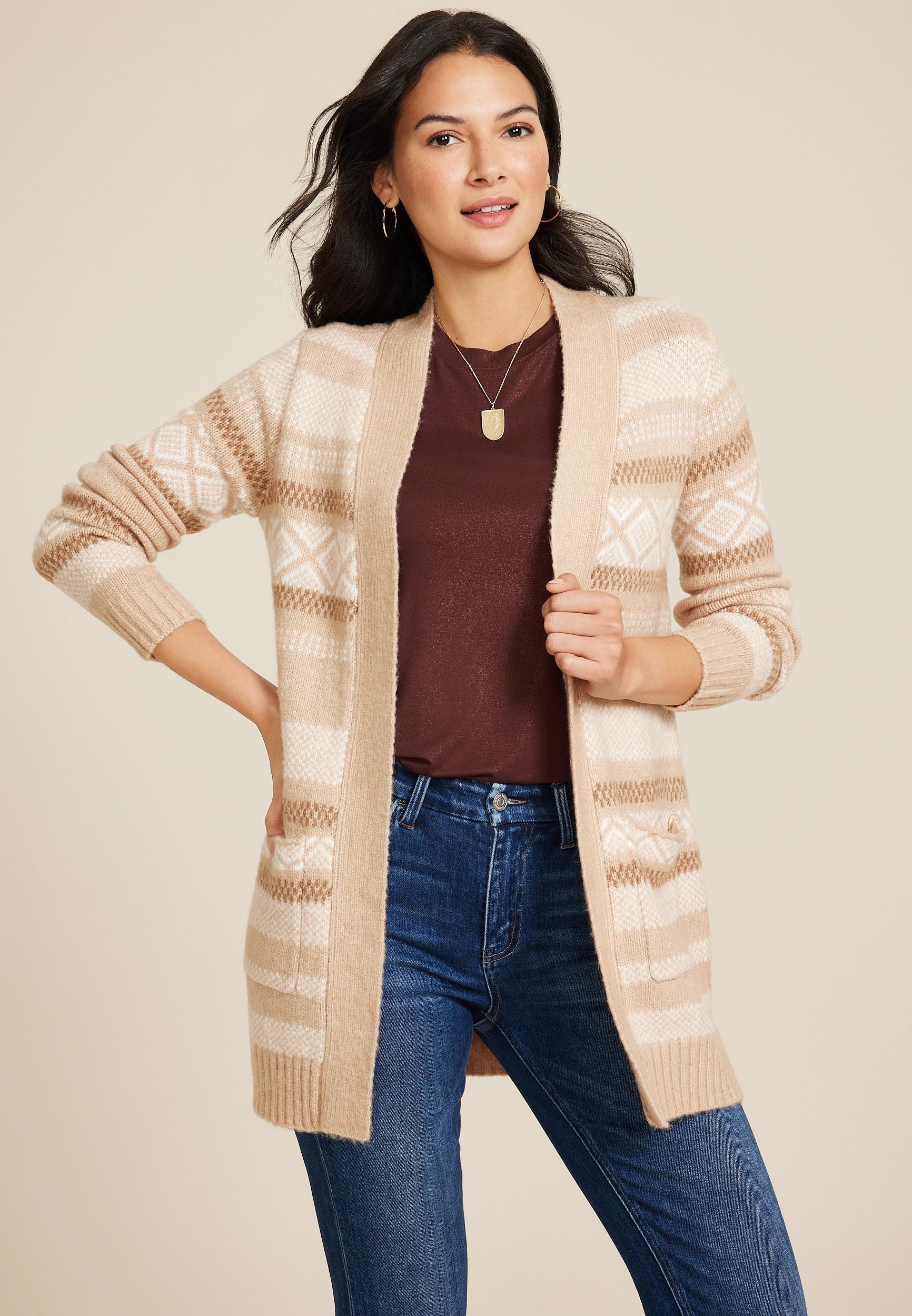 Fair Isle Pocket Cardigan Product Image