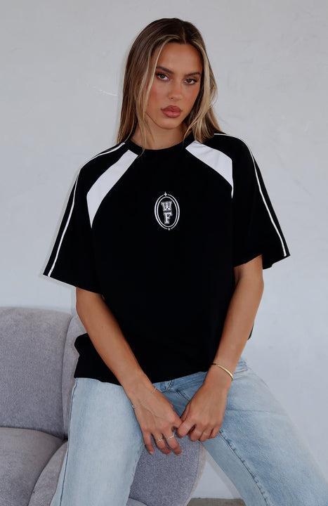 You're Out Of Luck Oversized Tee Black Product Image