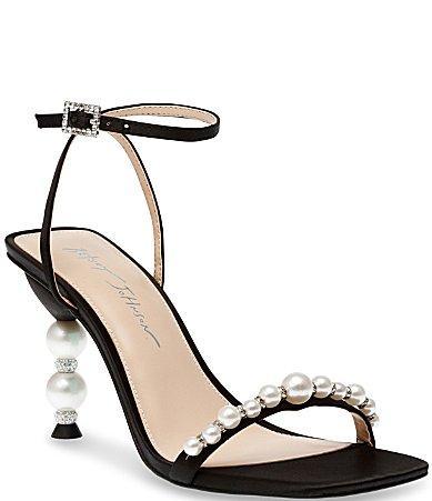 Blue by Betsey Johnson Jacy Pearl Heel Dress Sandals Product Image