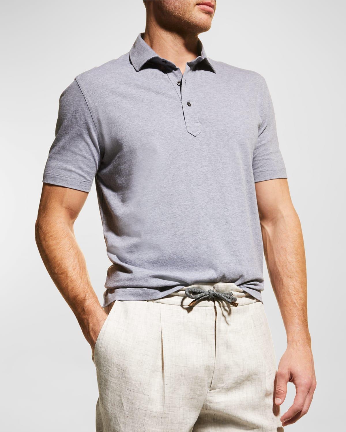 Mens Jersey Polo Shirt Product Image