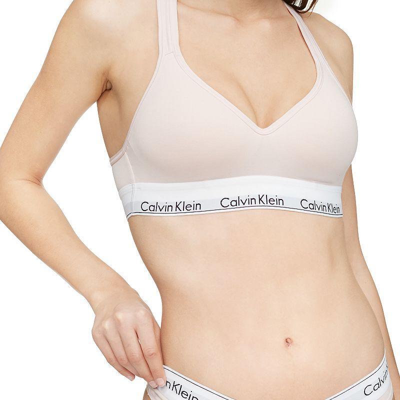 Calvin Klein Modern Cotton Padded Bralette QF1654, Womens Grey Product Image