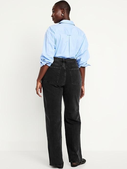 Curvy Extra High-Waisted Wide-Leg Jeans Product Image