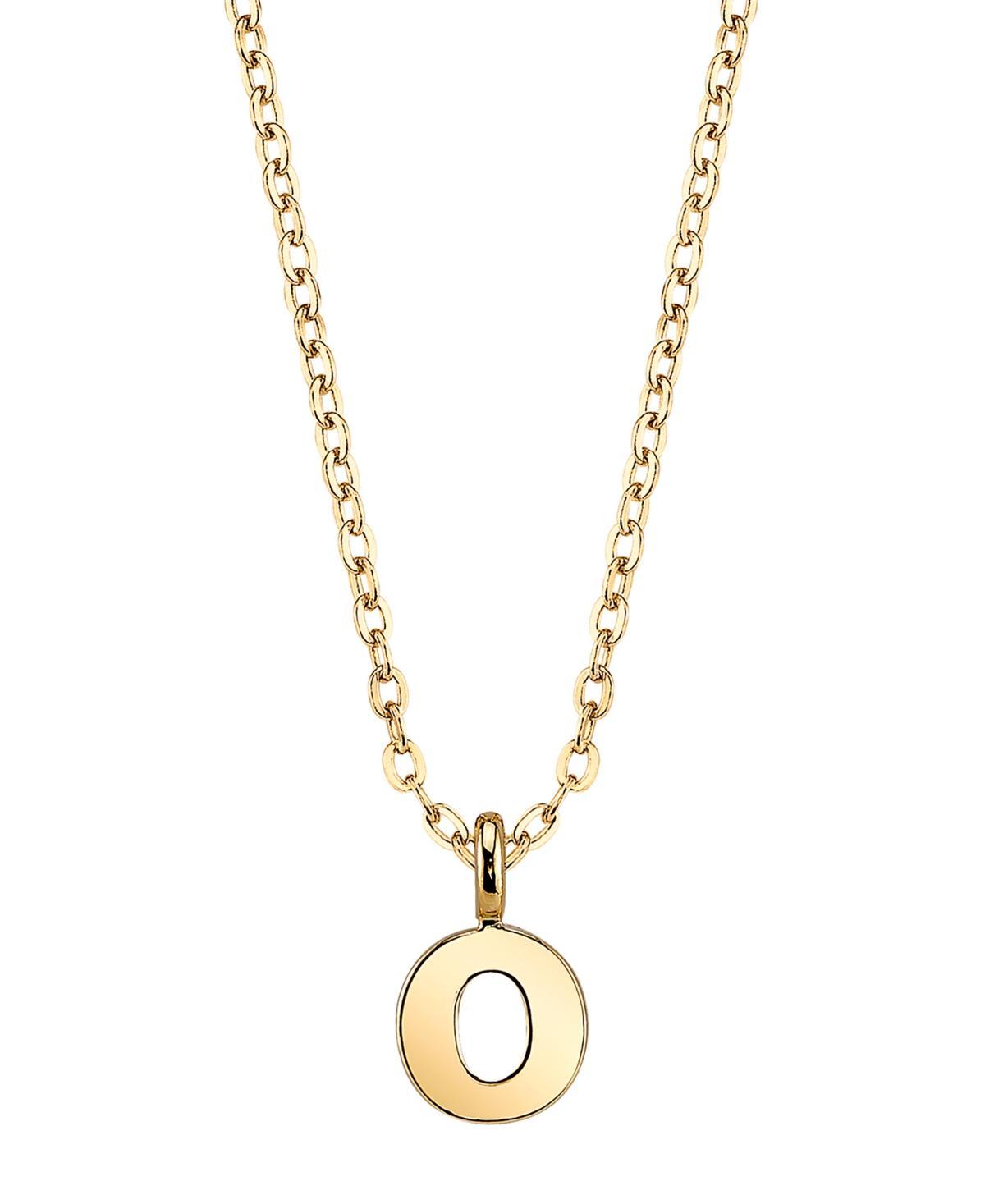 1928 Initial Pendant Necklace, Womens Yellow Product Image