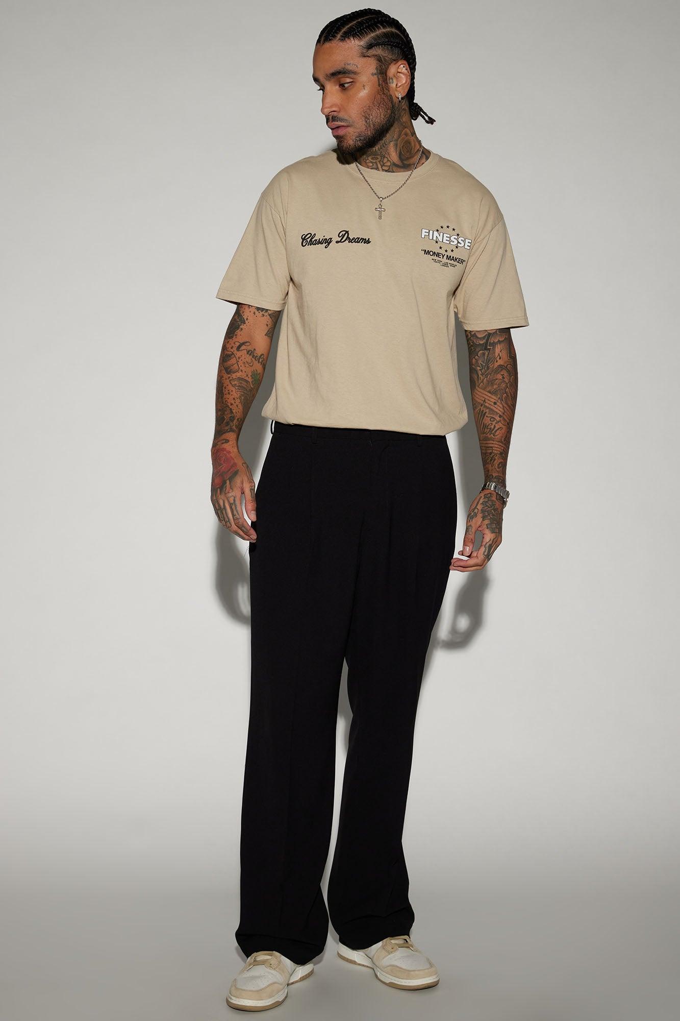 Finesse Money Maker Short Sleeve Tee - Sand Product Image