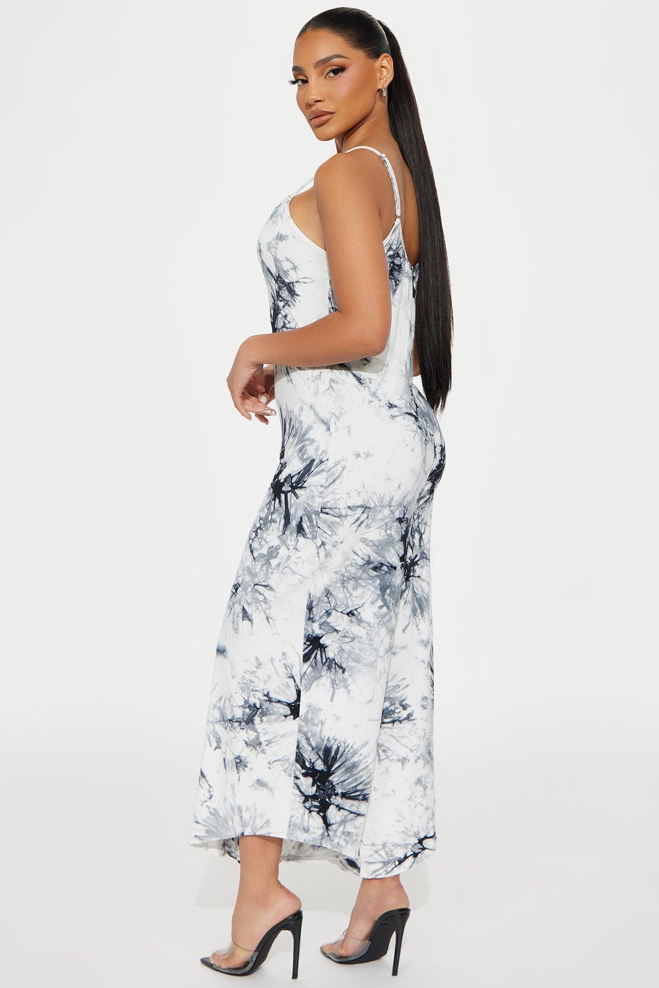 Fresh Air Tie Dye Jumpsuit - White/combo Product Image