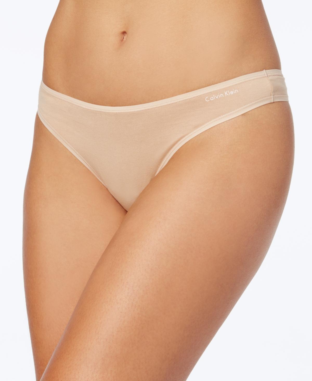 Calvin Klein Cotton Form Thong Underwear QD3643 Product Image