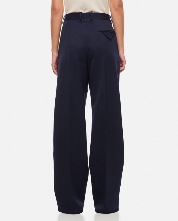 Sartorial Grain De Poudre Trousers In Dark Blue Product Image