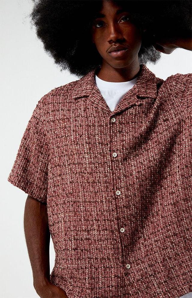 Men's Woven Oversized Camp Shirt Product Image