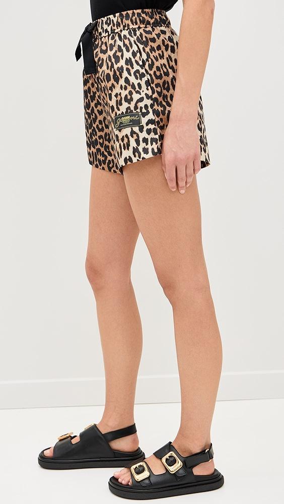 GANNI Duchesse Nylon Shorts | Shopbop Product Image