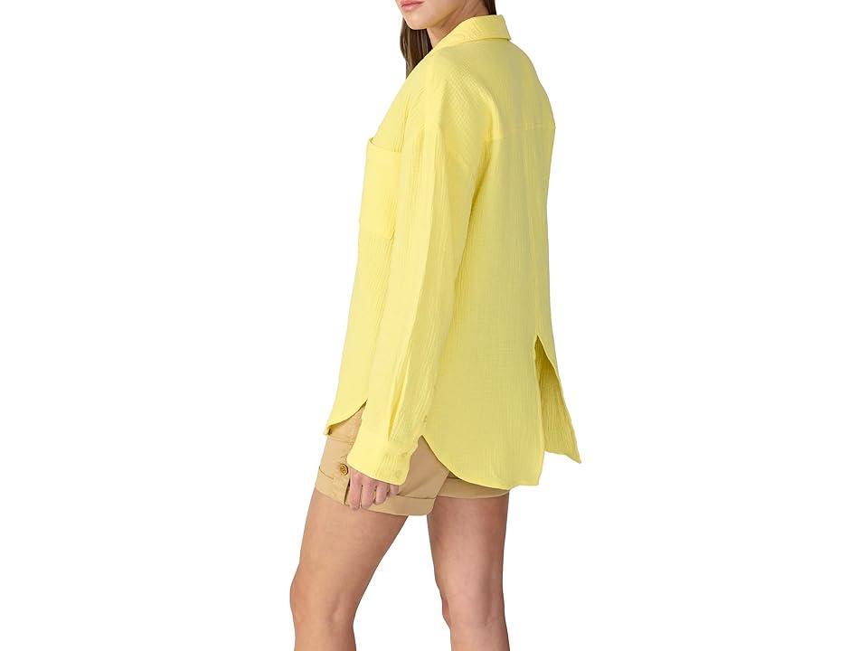 Sanctuary Slit Back Tunic (Lemoncello) Women's Clothing Product Image